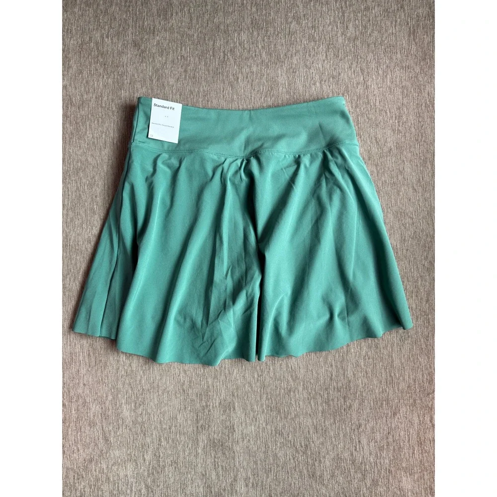 Nike Dri-FIT Advantage Pleated Tennis Skirt Green Teal Women Medium NEW